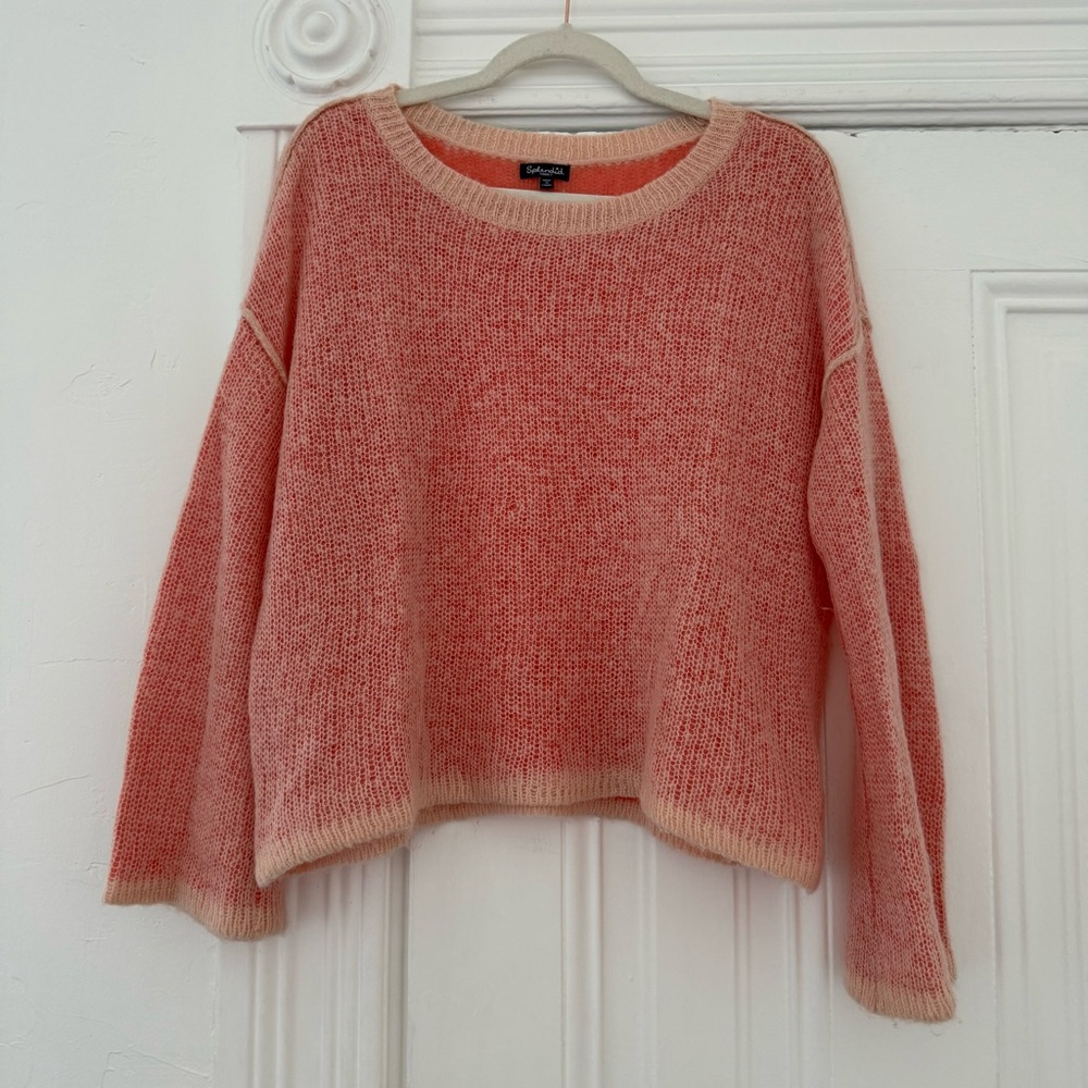 🦊 Splendid Coral Crew Neck Sweater - Picture 3 of 9